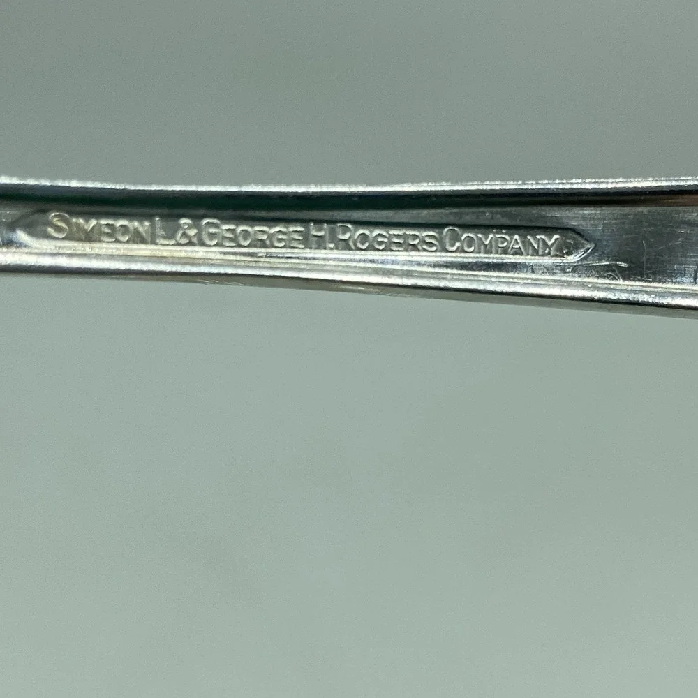 Oneida SILVER ROSE Silverplate SL&GH Rogers Flatware Set Of 11 Teaspoons Antique